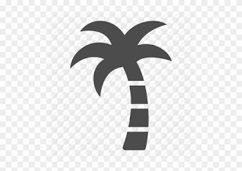 Palm, Tree Icon - Tropical Palm Tree Icon