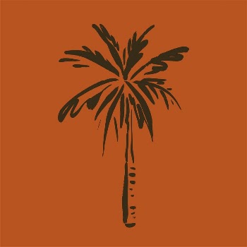 Palm tree line art, aesthetic | Free Photo - rawpixel