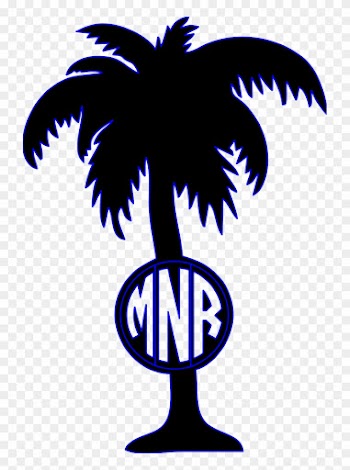 Palm Tree Monogram File Size - Palm Tree Monogram