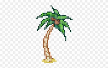 Palm Tree Pixel Art - Palm Tree Pixel Art