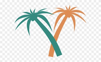 Palm Tree Svg Clip Arts 600 X 435 Px - Palm Tree Clip Art