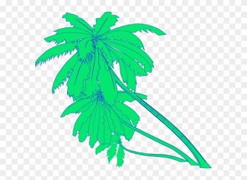 Palm Tree Svg Clip Arts 600 X 533 Px - Palm Tree Clip Art