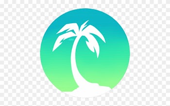 Palm Trees - Circle Palm Tree Png