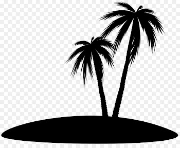 Palm trees Clip art Silhouette Line Leaf -  
