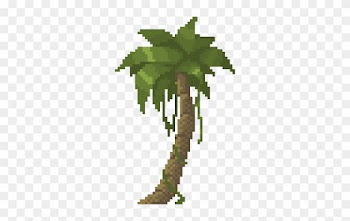 Palm Trees Pixel Art From Brikbookcom Palmtrees Tree - 16 Bit Palm Tree