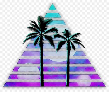 Palm trees Purple -  
