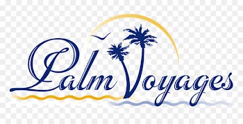 PALM VOYAGES Logo - Foreign logo design 