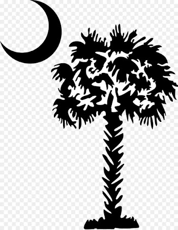 Palmetto Sabal Palm Flag of South Carolina Clip art - Carolina Cliparts 
