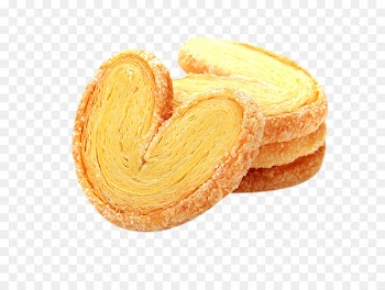 Palmier Puff pastry Biscuit roll Cookie Western Sweets - Egg biscuits 
