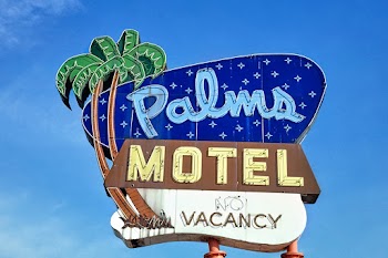 Palms Motel sign, Royal Oak, Michigan (1986)… | Free public domain photo