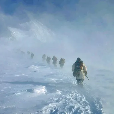 Pamir Mountain Expedition in Blizzard Conditions - 1974 Pamir Mountain Expedition in Blizzard Conditions - 1974