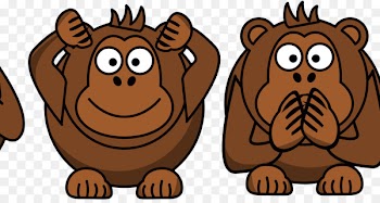 Pan Ape Three wise monkeys Primate - monkey 