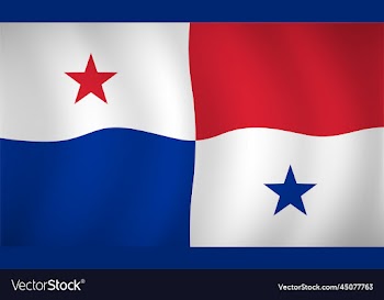 panama flag background