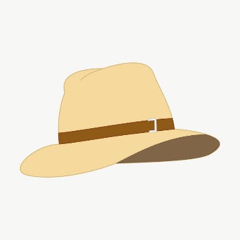 Panama hat clipart, illustration vector. | Free Vector - rawpixel