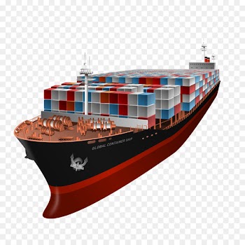 Panamax Boat Cargo Watercraft - Cartoon red boat 