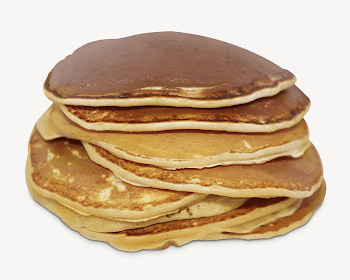 Pancakes breakfast food isolated image | Free PSD - rawpixel