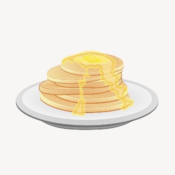Pancakes clipart, breakfast food illustration | Free Vector - rawpixel
