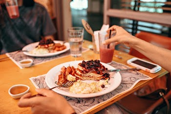 Pancakes On Plate