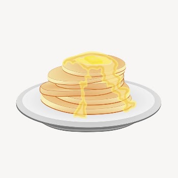 Pancakes sticker, breakfast food illustration | Free PSD - rawpixel