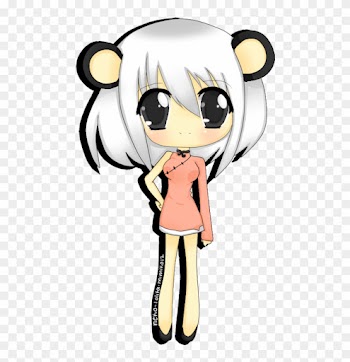 Panda Chibi Girl By Neko - Chibi Girl Panda Png