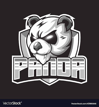 panda mascot logo