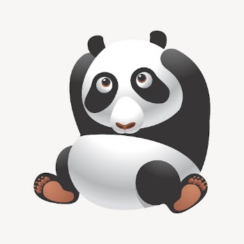 Panda sticker, cartoon animal illustration | Free Vector - rawpixel