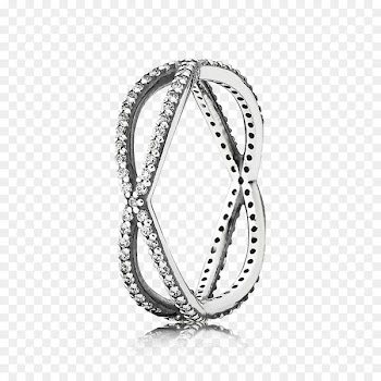 Pandora Crossing Paths Ring Pandora Crossing Paths Ring Bracelet Silver - ring 