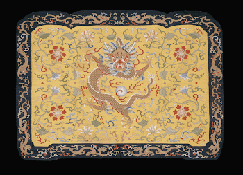Panel of imperial yellow k'ossu. | Free Photo - rawpixel