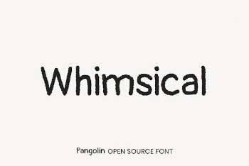 Pangolin open source font by Kevin | Free Font Add-on - rawpixel