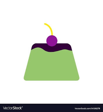 Panna cotta vector image