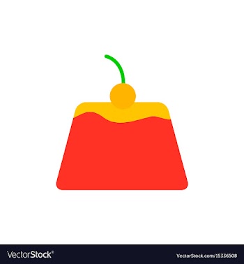 Panna cotta vector image