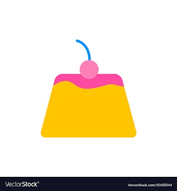 Panna cotta vector image
