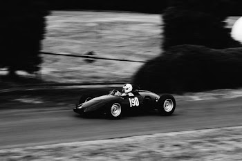 panning photography of racer