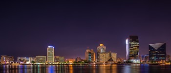Panorama Photography of City at Night