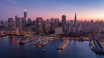panorama photography of high-rise concrete buildings