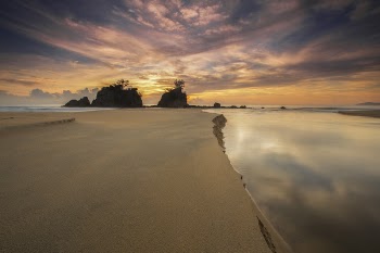 Panoramic Photo of Bay and White Sand during Daytime