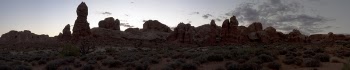Panoramic Photo Of Rock Formations