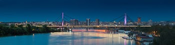 Panoramic Shot Of Bridge