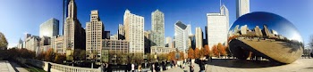 Panoramic Shot Of Cloud Gate