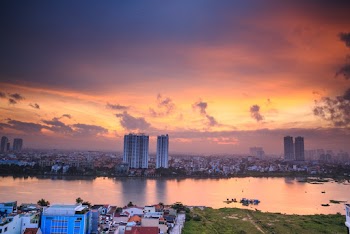 Panoramic View Of City