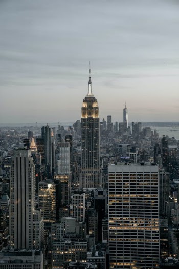 Panoramic View of Empire State Building and Skyscrapers in New York USA · Free Stock Photo