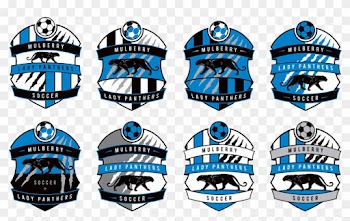 Panther Soccer Clipart - Soccer Crest Art