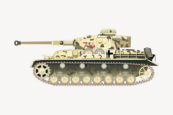 Panzer Tank clipart illustration psd. | Free PSD - rawpixel