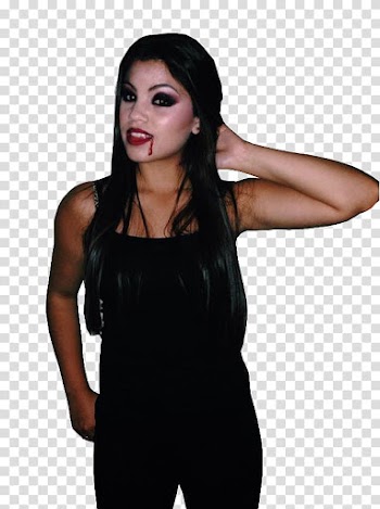 Paola Andino en Halloween transparent background PNG clipart