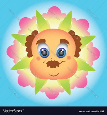  					Papa flo vector image														