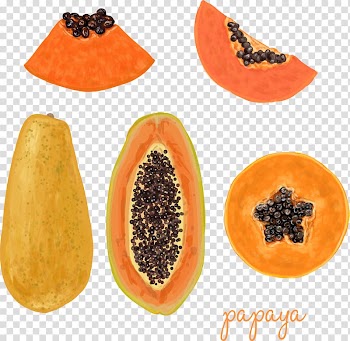 Papaya Juice Fruit Food, Fresh papaya transparent background PNG clipart