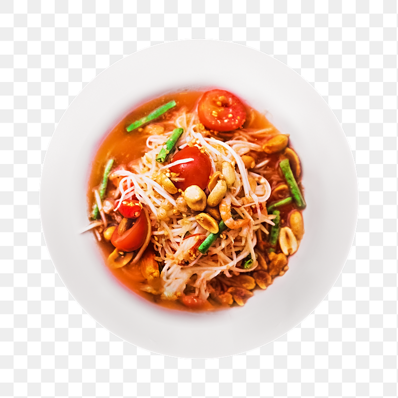 Papaya salad png food sticker, | Free PNG - rawpixel