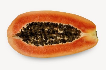 Papaya, tropical fruit isolated image | Free PSD - rawpixel