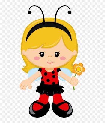 Paper 4 - Minus - Ladybug Girl Clipart