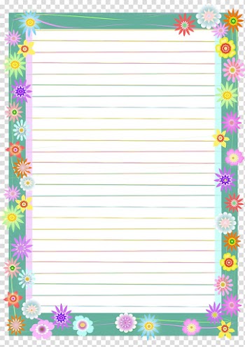 Paper A4 Material Flower, flowers frame transparent background PNG clipart